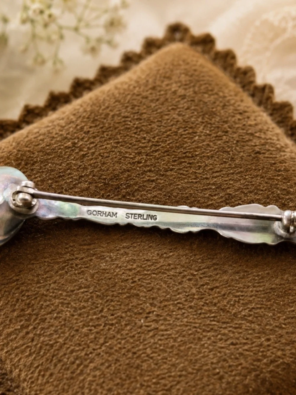 Vintage Gorham Sterling Silver Spoon Brooch | Sterling Spoon Pin |